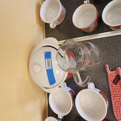 Tabasco Sauce Collection , Cups , Bowls, Glass Pitcher , Pot Holders and more