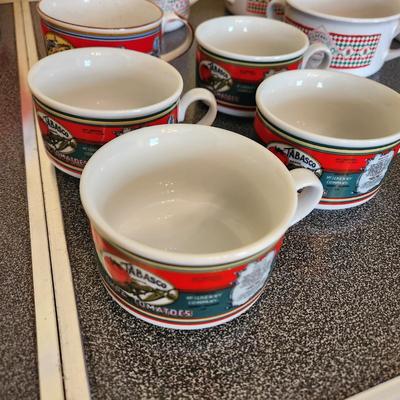 Tabasco Sauce Collection , Cups , Bowls, Glass Pitcher , Pot Holders and more