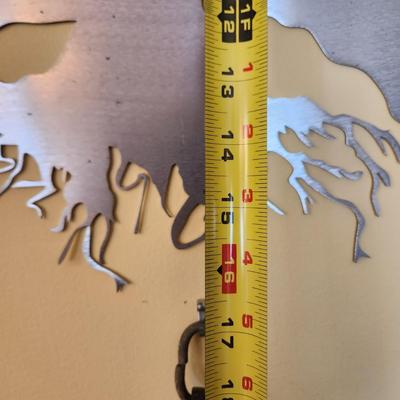 Thankful for my Louisiana Roots Metal Art Laser Cut Wall Art 17"x17"