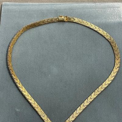 Heavy sterling silver necklace