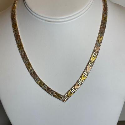 Heavy sterling silver necklace