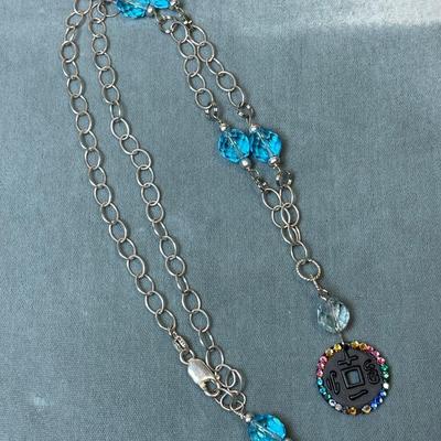 Sterling silver Y necklace