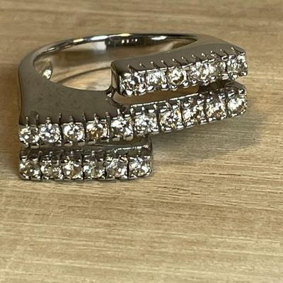 Champagne CZ ring 7