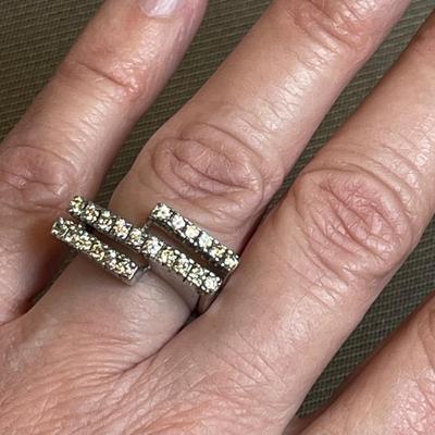 Champagne CZ ring 7