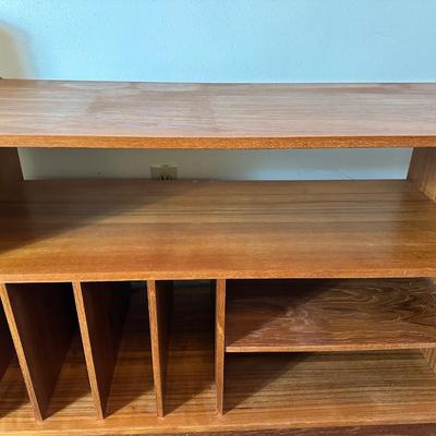 Vintage Long Stereo Cabinet (See Details)