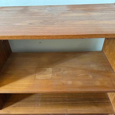 Vintage Long Stereo Cabinet (See Details)