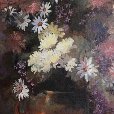 Framed Original Floral Painting by Jill