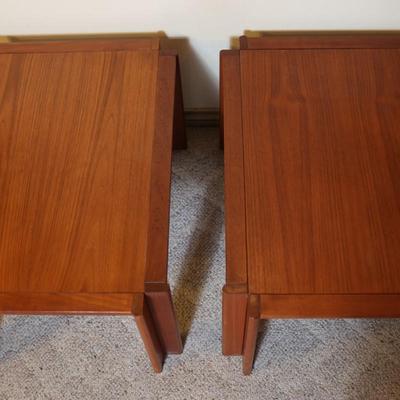 Pair of Wood Side Tables