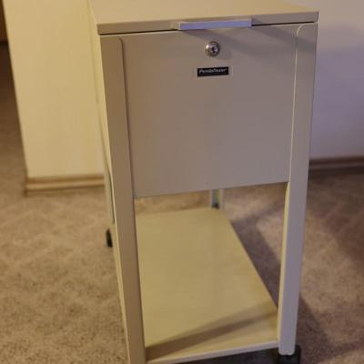 Pendaflexer Lift Top Metal Rolling Mobile File Cabinet