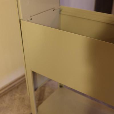 Pendaflexer Lift Top Metal Rolling Mobile File Cabinet