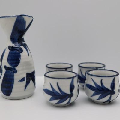 Pier1 Japanese Stoneware Sake Serving Set