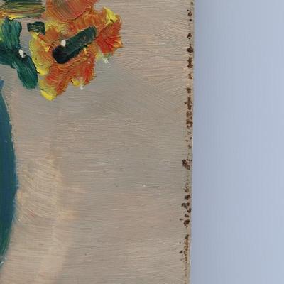 Original Painting on Wood by R. Esposito