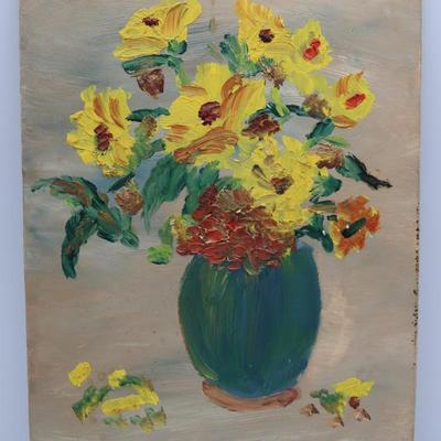 Original Painting on Wood by R. Esposito