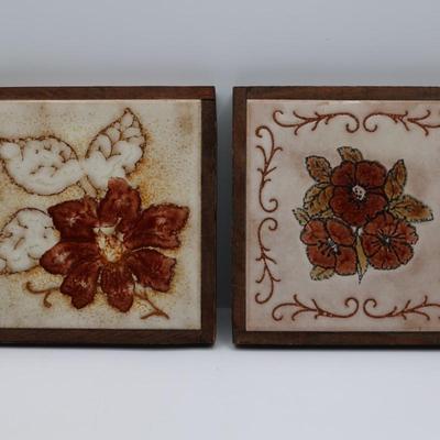 Vintage Ceramic Italy Trivets (2)