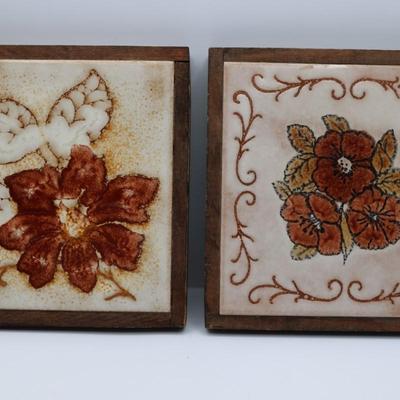 Vintage Ceramic Italy Trivets (2)