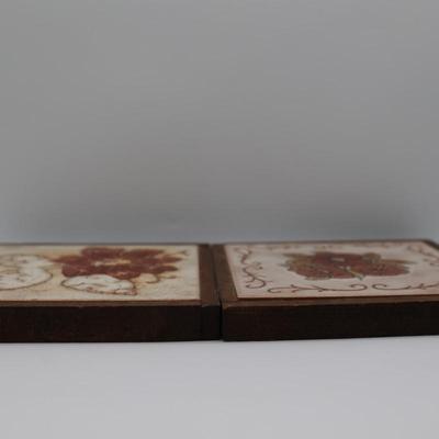 Vintage Ceramic Italy Trivets (2)
