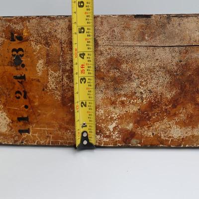 Mechanical Cast Iron Cork Press Tool Mounted on Wooden Plank