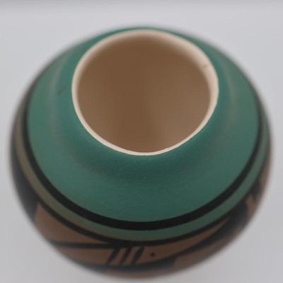 Signed Small Pottery Vase