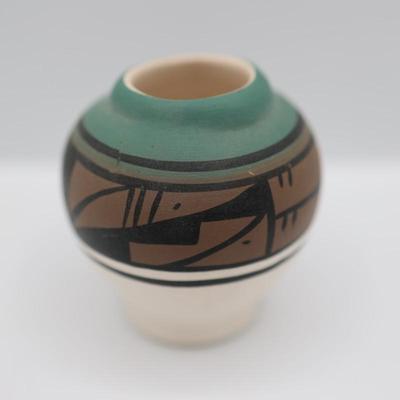 Signed Small Pottery Vase