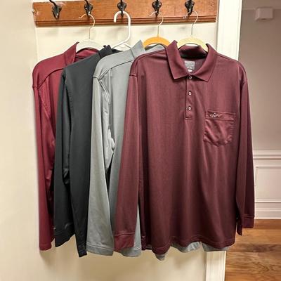 Lot of 4 Greg Norman Golf Pullovers XL