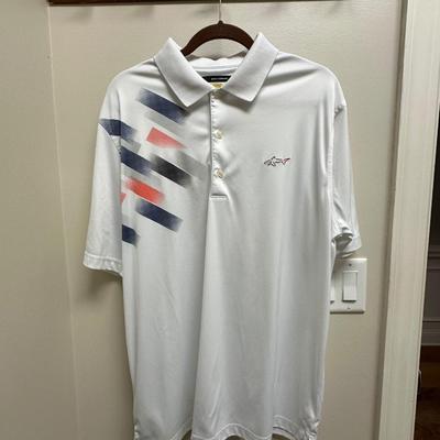 Lot of 4 Greg Norman Golf Shirts, Various Patterns XL