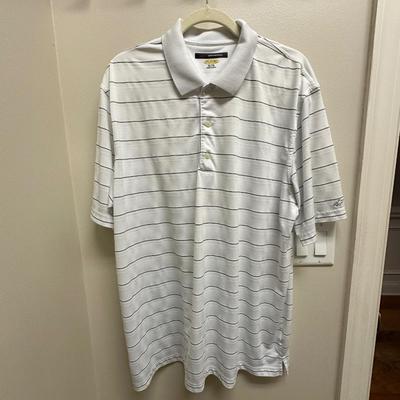 Lot of 4 Greg Norman Golf Shirts, Various Patterns XL