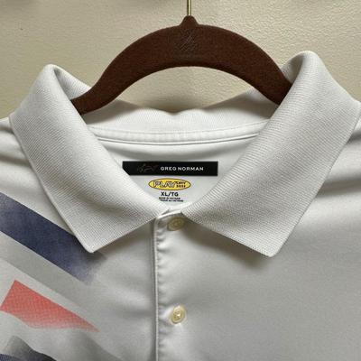 Lot of 4 Greg Norman Golf Shirts, Various Patterns XL