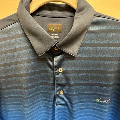 Lot of 4 Greg Norman Golf Shirts, Various Patterns XL