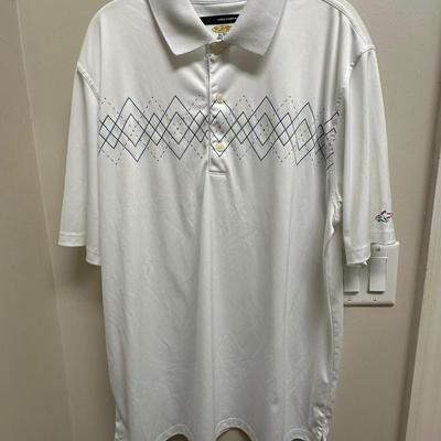 Lot of 4 Greg Norman Golf Shirts, Various Patterns XL