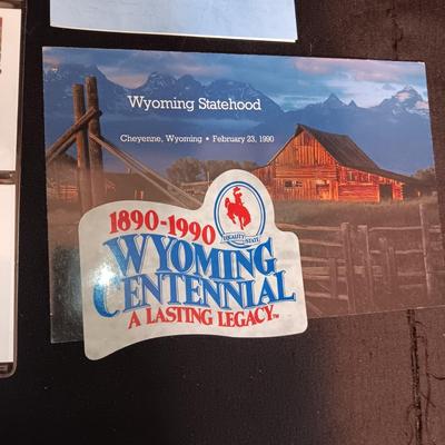 WYOMING FIRST DAY OF ISSUE