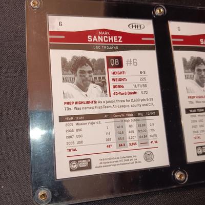 COLLEGE FOOTBALL PLAYERS SANCHEZ & MORENO TRADING CARDS