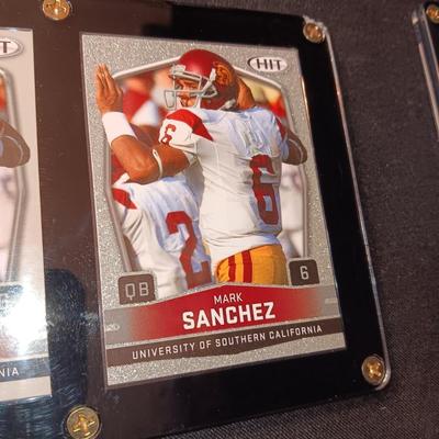 COLLEGE FOOTBALL PLAYERS SANCHEZ & MORENO TRADING CARDS