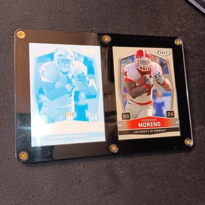 COLLEGE FOOTBALL PLAYERS SANCHEZ & MORENO TRADING CARDS