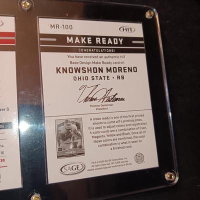 COLLEGE FOOTBALL PLAYERS SANCHEZ & MORENO TRADING CARDS