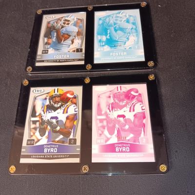 COLLEGE FOOTBALL PLAYERS FOSTER & BYRD TRADING CARDS