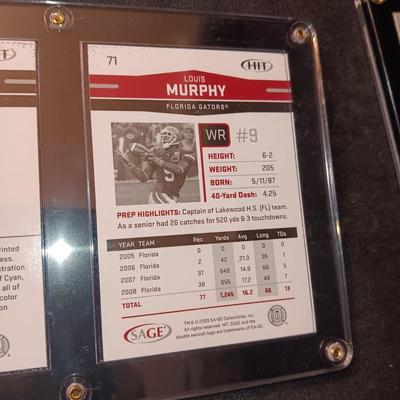 COLLEGE FOOTBALL PLAYERS FENROY, WHITE & MURPHY TRADING CARDS