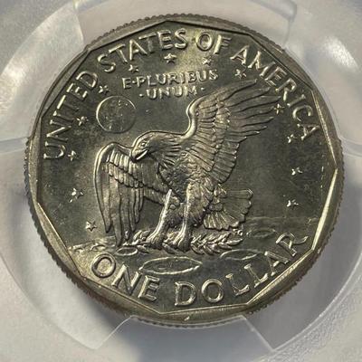 SCARCE PCGS CERTIFIED 1980-D MS67 SUSAN B. ANTHONY DOLLAR FRESHLY GRADED. FREE DOMESTIC SHIPPING.