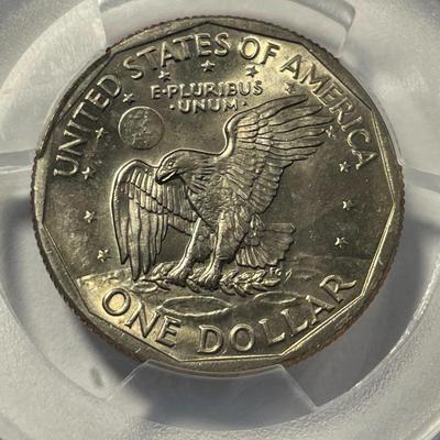 SCARCE PCGS CERTIFIED 1979-D MS67 SUSAN B. ANTHONY DOLLAR FRESHLY GRADED. FREE DOMESTIC SHIPPING.