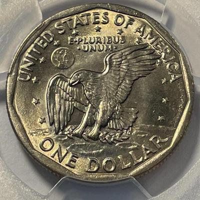 PCGS CERTIFIED 1979-P MS66 SUSAN B. ANTHONY DOLLAR FRESHLY GRADED. FREE DOMESTIC SHIPPING.
