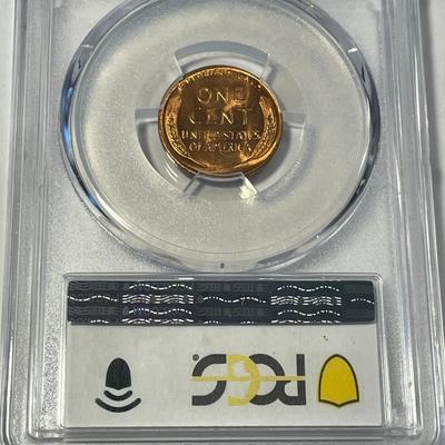 PCGS CERTIFIED 1955-P MS65 RED RPM TOP-100 FS-503 LINCOLN CENT FRESHLY GRADED. FREE DOMESTIC SHIPPING.