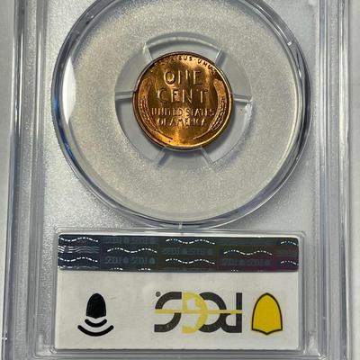 PCGS CERTIFIED 1955-P MS66 RED LINCOLN CENT FRESHLY GRADED. FREE DOMESTIC SHIPPING.