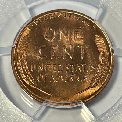 PCGS CERTIFIED 1955-P MS66 RED LINCOLN CENT FRESHLY GRADED. FREE DOMESTIC SHIPPING.