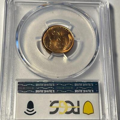 PCGS CERTIFIED 1957-D MS66 RED LINCOLN CENT FRESHLY GRADED. FREE DOMESTIC SHIPPING.