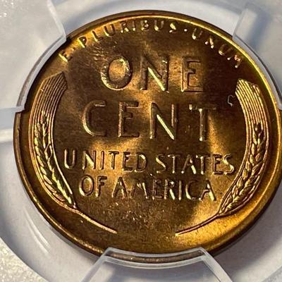 PCGS CERTIFIED 1955-D MS66 RED LINCOLN CENT FRESHLY GRADED. FREE DOMESTIC SHIPPING.