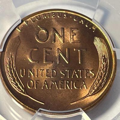 PCGS CERTIFIED 1951-D MS66 RED LINCOLN CENT FRESHLY GRADED. FREE DOMESTIC SHIPPING.