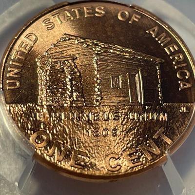 PCGS CERTIFIED 2009-P MS66 RED LINCOLN-EARLY CHILDHOOD CENT AS PICTURED. FREE DOMESTIC SHIPPING.