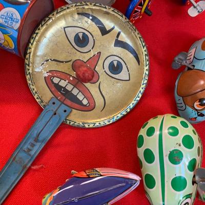 Vintage Wind-Up Toys / Noise Makers Lot