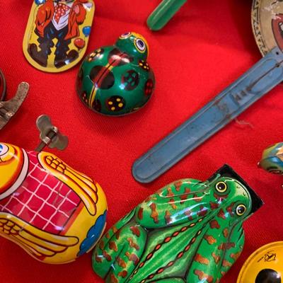 Vintage Wind-Up Toys / Noise Makers Lot