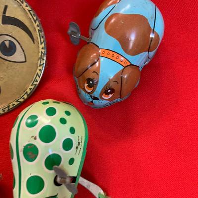 Vintage Wind-Up Toys / Noise Makers Lot