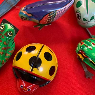 Vintage Wind-Up Toys / Noise Makers Lot